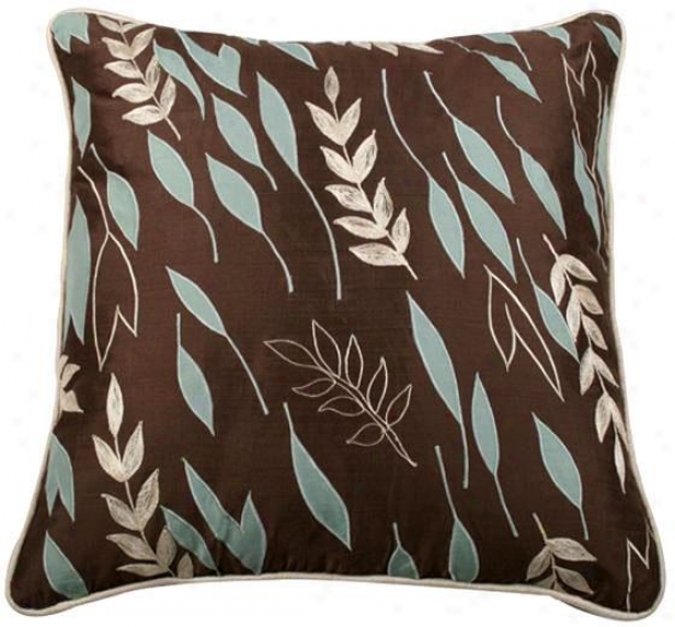 Riley Pillow - 18x18, Brown