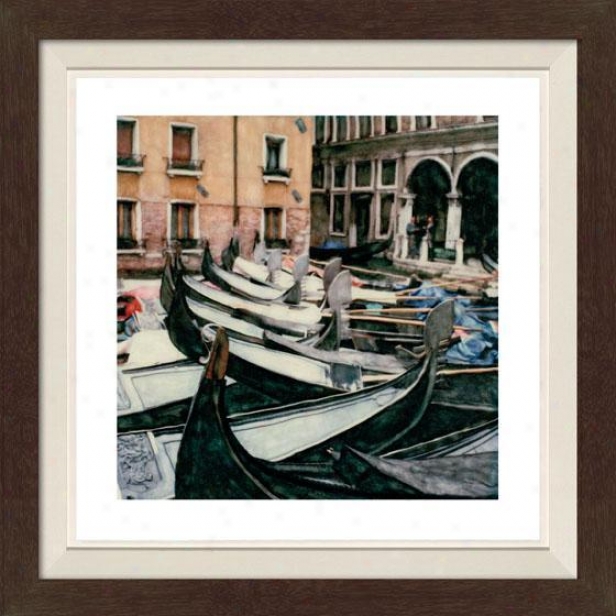 "romanza Framed Wall Art - 30""hx30""w, Fltd Espresso"