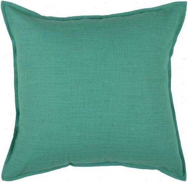 "romi Pillow - 18"" Square, Turquoise"