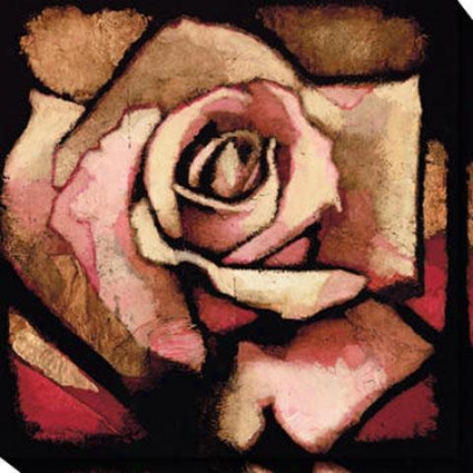 Rose Study I Canvas Wall Art - I, Red