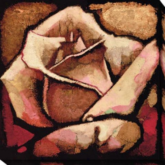 Rose Study Ii Cannvas Wall Art - Ii, Red