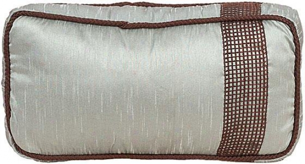 "samantha Pillow - 7""hx15""w, Chocolate Brown"