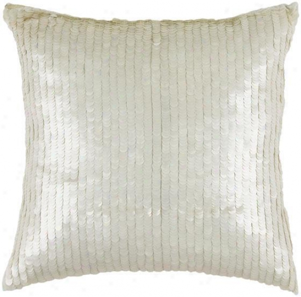 "swquin Pillow - 18"" Adjusted, White"