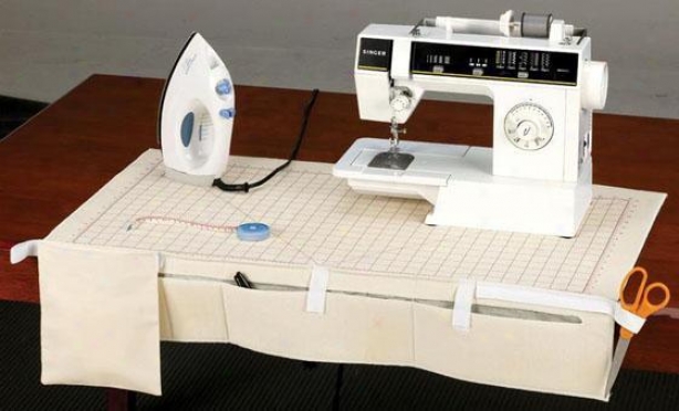 "sewing Center - 16""hx32""w, Ivory"