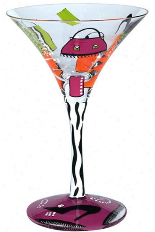 Shopajolic Too Theme Martini Glass - One Size, Shopaholic Too