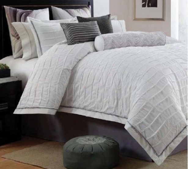 Shoreline Ii Comforter Place - Queen 9pc Set, White