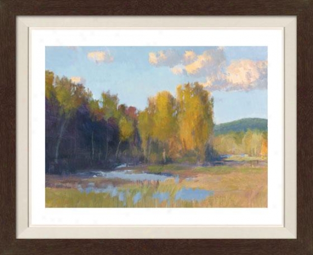 "south Branch Framed Wall Art - 30""hx39""w, Fltd Espresso"