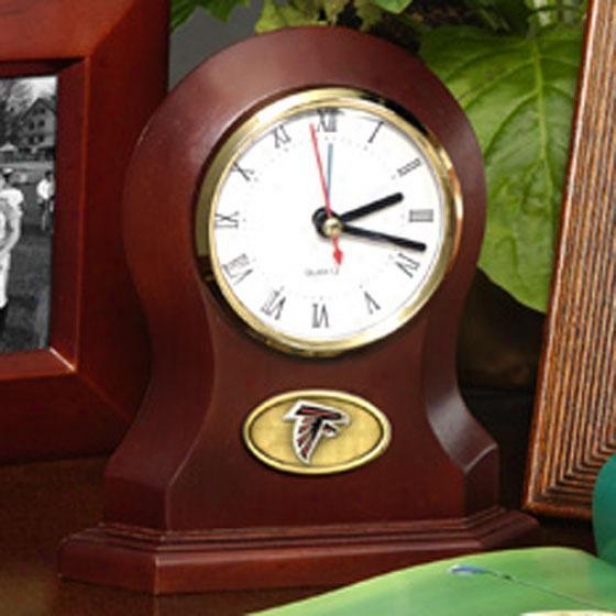 "sports Team Desk Clock - 6.65""hx6""wx2.25, Falcons"