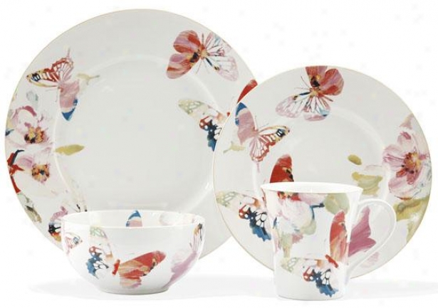 Spring Beauty 16-piece Dinnerware Set - 16 Pc Set, Wihtr Multi