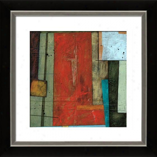 Spring Design I Framed Wall Art - ,I Matted Blk/slbr