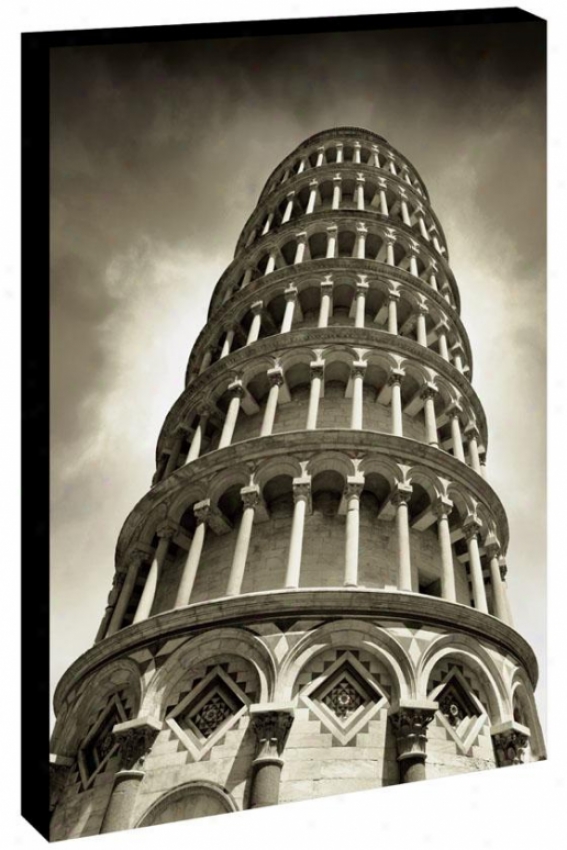 Standing Tall Wall Art - Pisa, Black And White