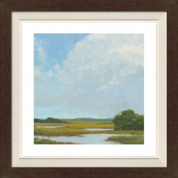 Summer Clouds I Framed Wall Art - I, Fltd Espresso