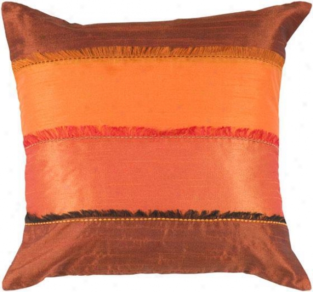 "tami Pillow - 18"" Square, Orange"
