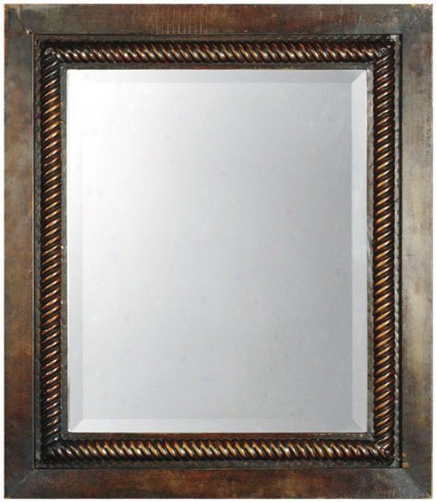 "tanika Mirror - 32""hhx28""w, Brown"