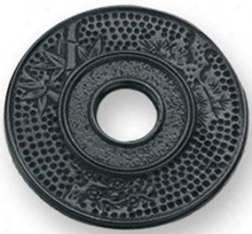 "tetsubin Hobnail Trivet - 5.5""d, Black"