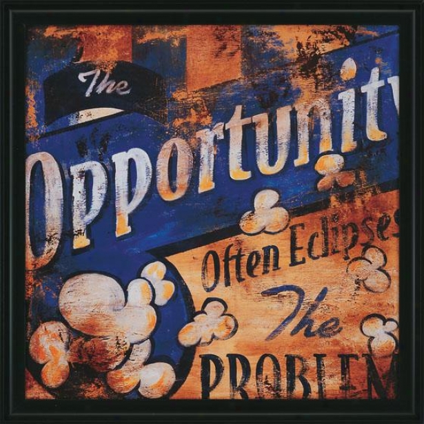 "the Opportunity Wall Art - 27""squarex2""d, Pedantic "