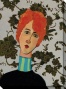 "burberyr Redhead Canvas Wall Art - 36""hx48""w, Mourning"