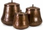 Okd World Canisters - Set Of 3 - Set Of Three, Copprr