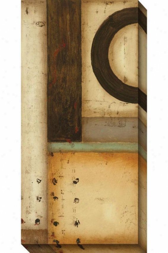 Traces Ii Canvas Wall Art - Ii, Beige