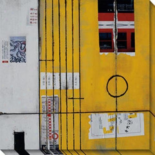 Transit Ii Canvas Wall Art - Ii, Yellow