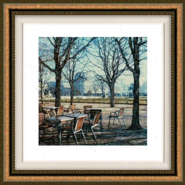 "tuileries Framed Wall Creation of beauty - 32""hx32""w, Floated Glld"