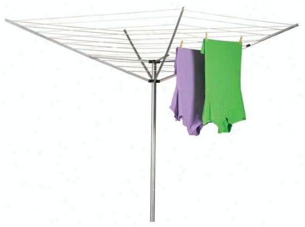 "umbrella Outdoor Air Dryer - 72""hx73""w, Glvnz St/alm Up"