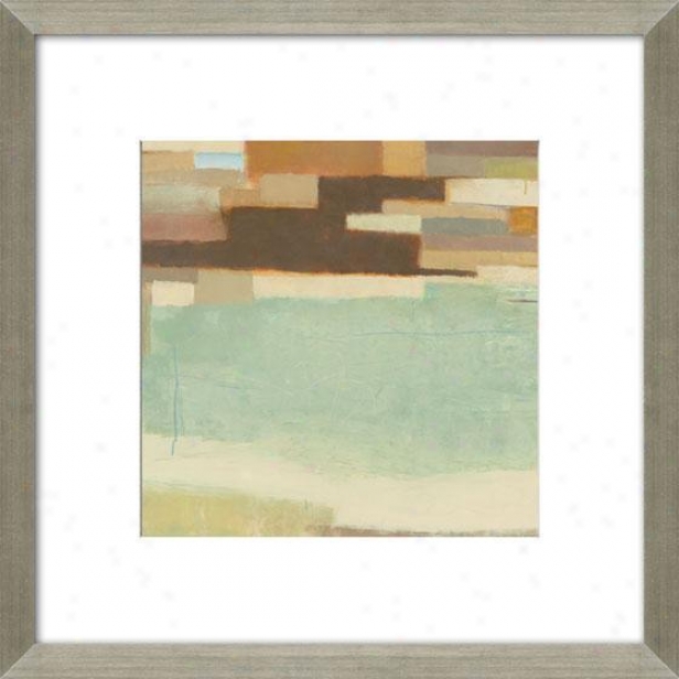 Verdant Mesa Framed Wal Trade - Ii, Matted Silver