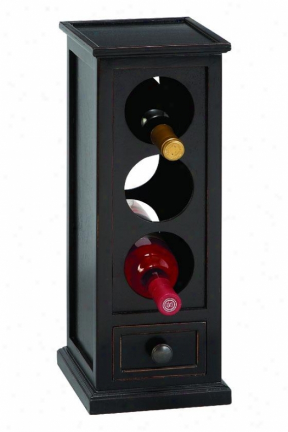 vi"no Wine Rack - 18""hx7""w, Brown"