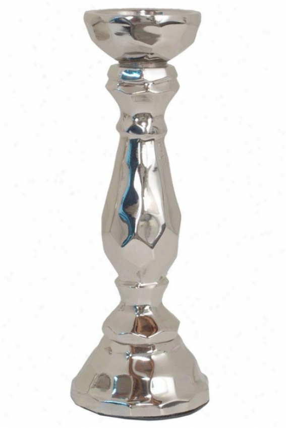 "vivian Candleholder - 12.5""h, Silver"