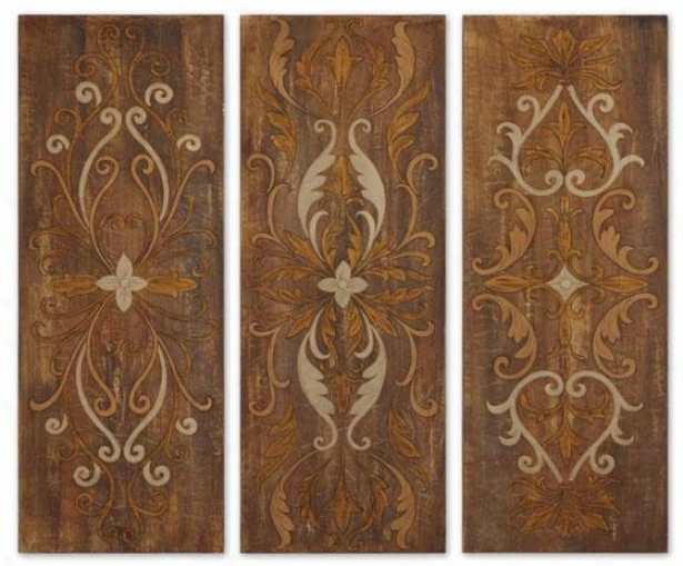 Wakefield Panels - Set Of 3 - Set Of Three, Multi