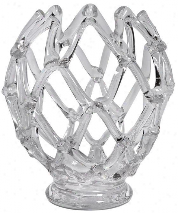 "web Bowl - 11.75""hx12""d, Clear"