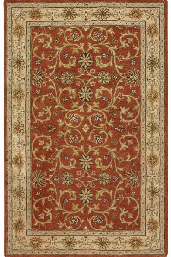 "antoinette Collection Sussex Area Rug - 7'6""x9'6"", Rust/sand"