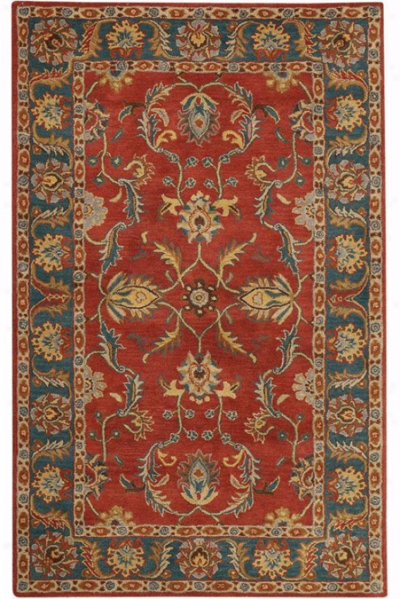 Arjstocrat Rug - 8' Round, Red