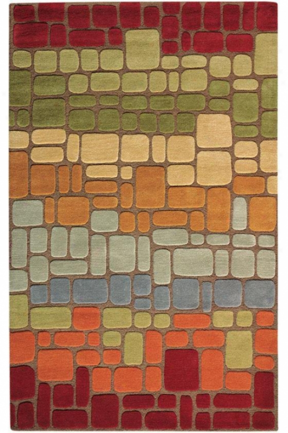 "barrier Rug - 5'3""x8', Borwn"