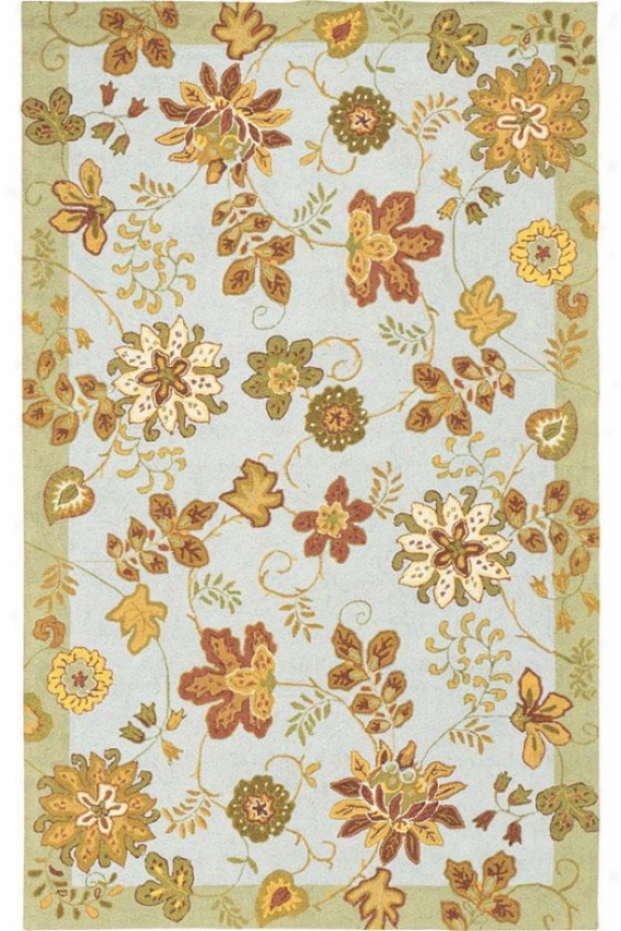 "botany Area Rug - 5'6"" Move about, Blue"