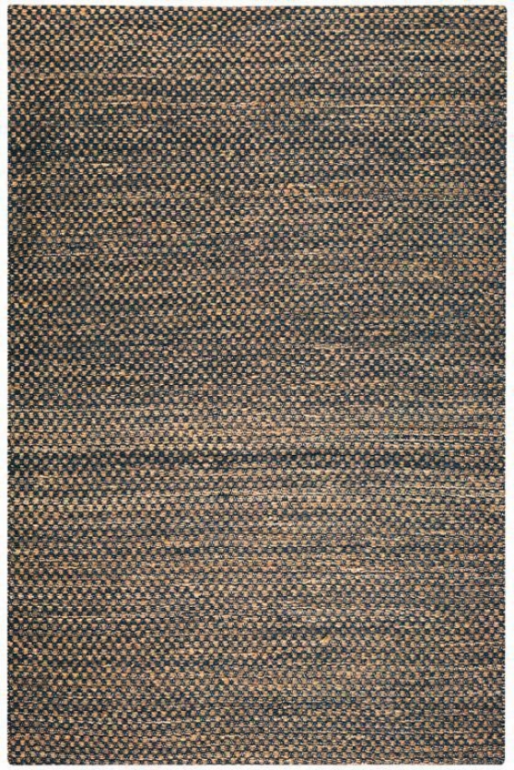 Boxes Chenille Hemp Rug - 12'x15', Blue