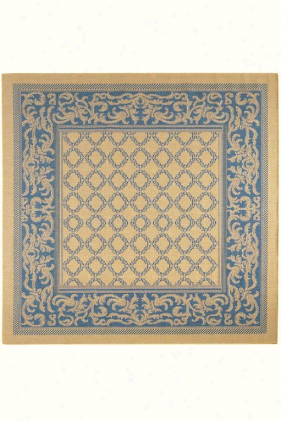 Couristan Entwined All-weather Area Rug - 5'9x9'2, Blue