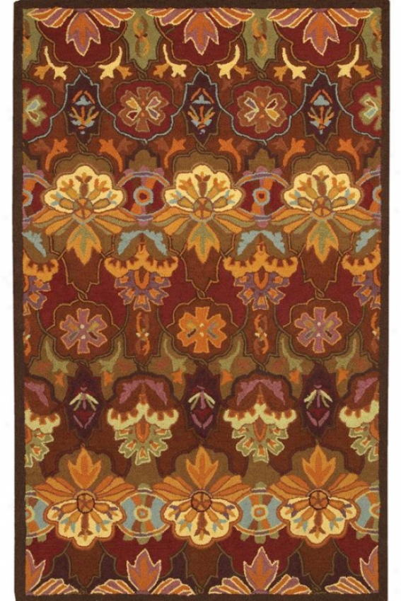 "couristan Orange Blossoom Area Rug - 2'6""x8'6""runner, Multi"