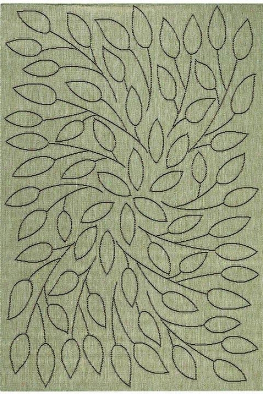 "couristan Persimmon Area Rug - 2'3""x11'9"" Rnnr, Green"