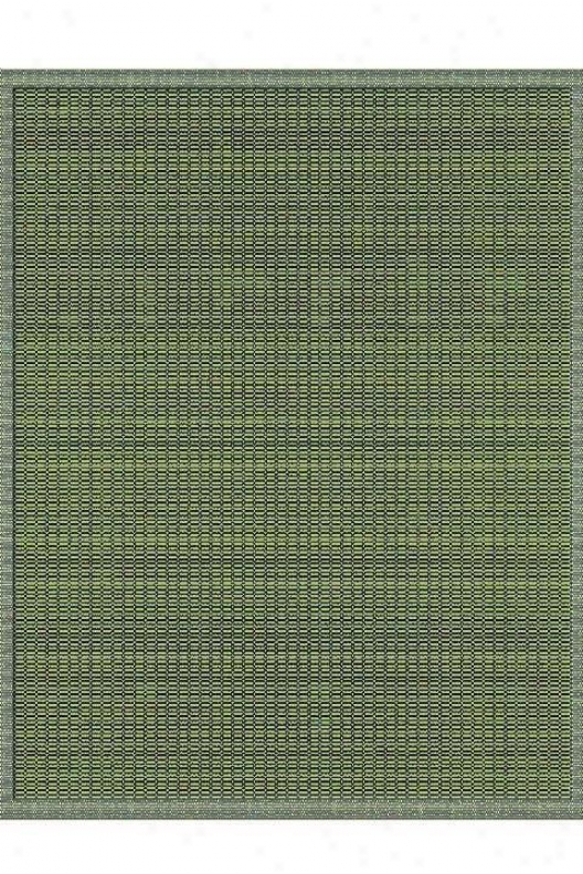 "couristan Saddlestitch All-weather Area Rug - 3'9""x5'5"", Green"