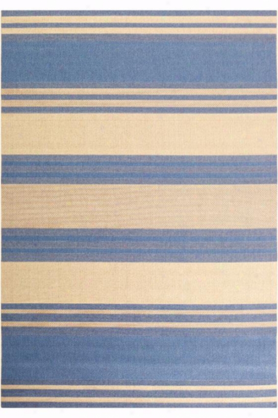 "couristan South Padre Yard Rug - 3'7""x5'5"", Blue"