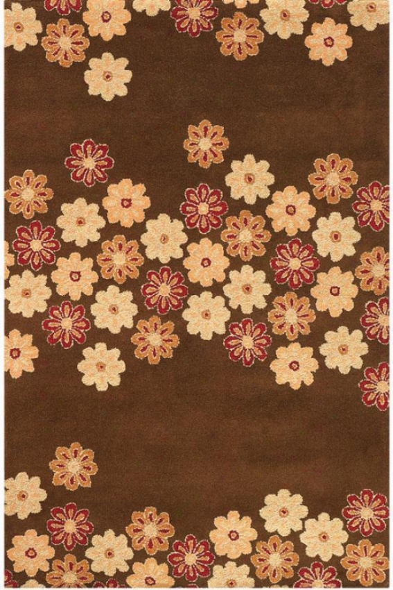 Dixie Area Rug - 8'x11'', Chocolate Brown