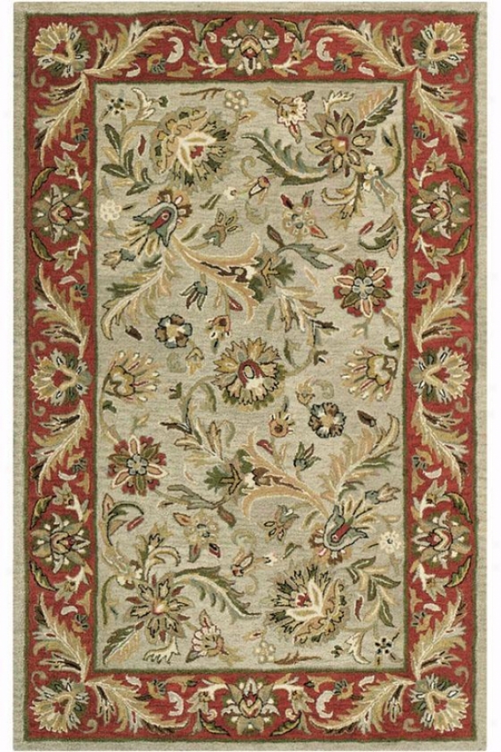 "dudley Area Rug - 2'3""x9'6""runner, Sage/rust"