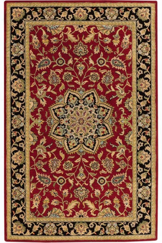 Earley Area Rug - 5'x8', Red