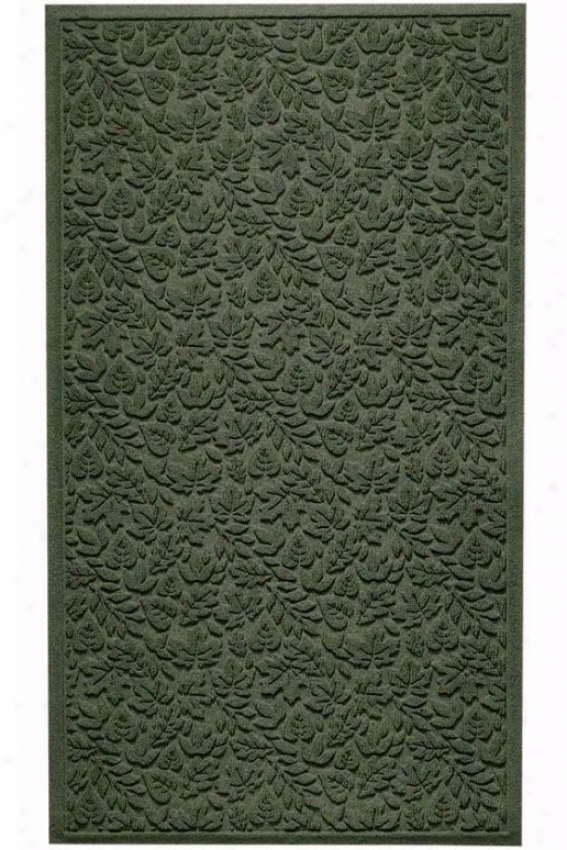 "fall Day Water Guard Doormat - 31.75""x56.75"", Forest Green"