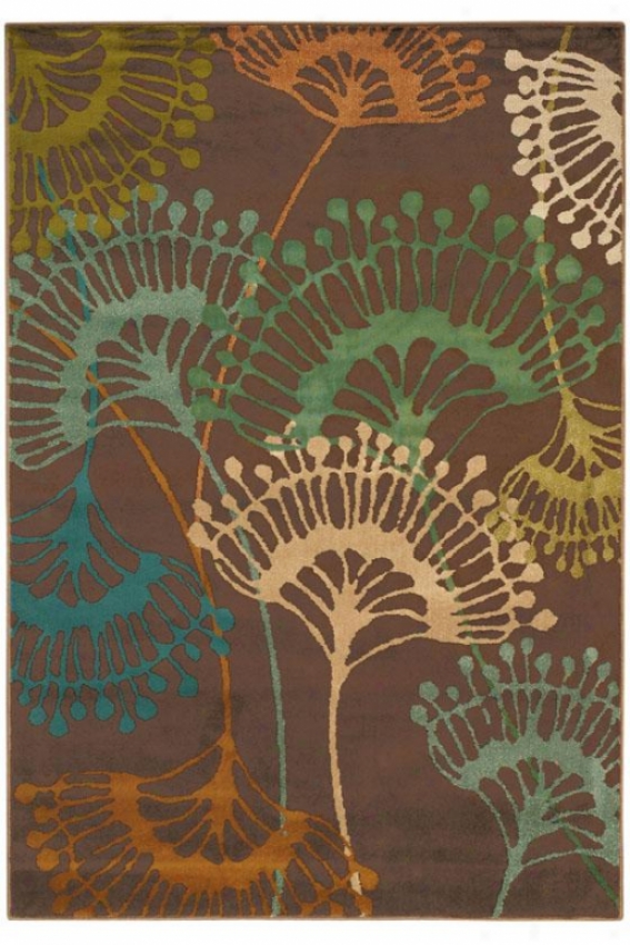 "fern Area Rug Ii - 6'7""x9'6"", Brown"