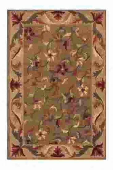 Gangchen Draw Rug - 8'x11', Green