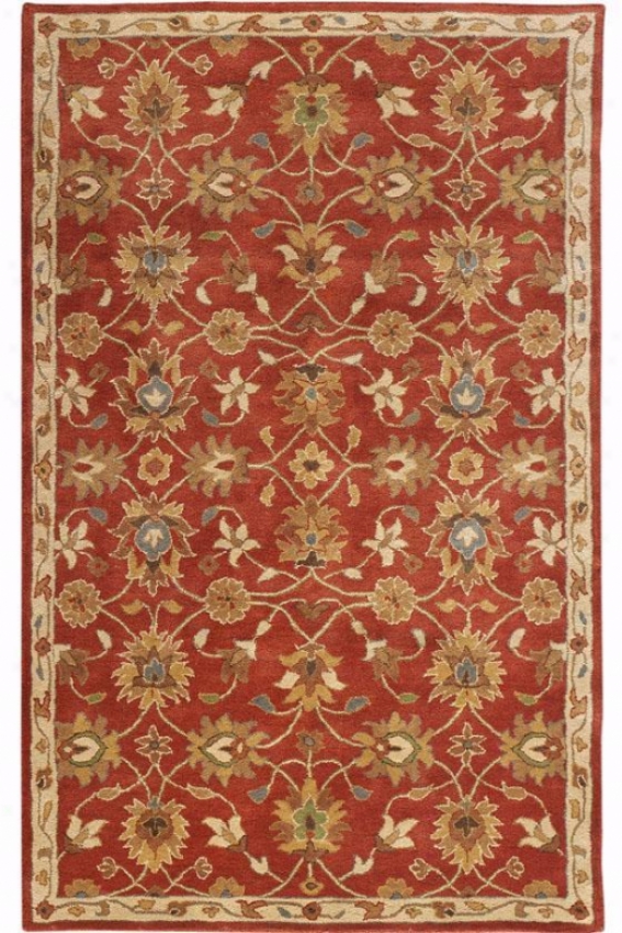 Kent Rug - 2'x3', Red