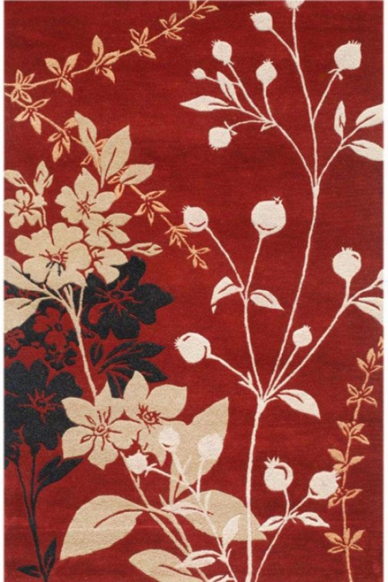 Kochi Area Rug - 2'x3', Red