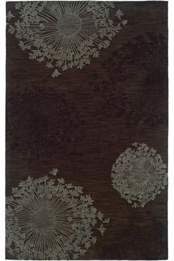 Lily's Lace Area Rug - 2'6 X 8, Brown